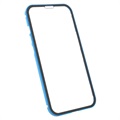 iPhone 13 Pro Magnetyczne Etui z Hartowanym Szkłem - Błękit