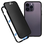 iPhone 16 Pro Max Magnetyczne Etui z Hartowanym Szkłem - Prywatyzująca