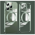iPhone 14 Pro Max Magnetyczne Hybrydowe Etui - Zieleń