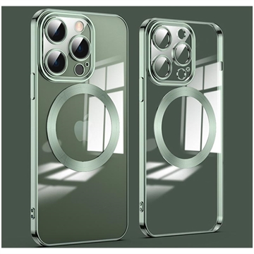 iPhone 14 Pro Max Magnetyczne Hybrydowe Etui - Zieleń