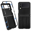 Magnetyczne Metalową Etui do Samsung Galaxy Z Flip3 5G - Czarne