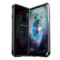 Magnetyczne Etui z Tyłem ze Szkła Hartowanego do Samsung Galaxy S9+ - Czarne