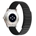 Samsung Galaxy Watch4/Watch4 Classic Magnetyczny Sportowy Silikonowy Pasek - Czerń