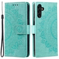 Etui z Portfelem z Serii Mandala do Samsung Galaxy A54 5G - Zieleń