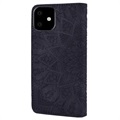 Etui-Portfel Mandala do iPhone 11 - Czerń