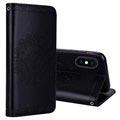 Etui-Portfel Mandala do Telefonu iPhone XS Max - Czerń