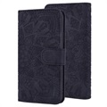 Etui z Portfelem z Serii Mandala do Samsung Galaxy A50 - Czarne