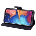 Etui z Portfelem z Serii Mandala do Samsung Galaxy A50 - Czarne
