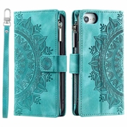 Etui z Portfelem z Serii Mandala do iPhone 16e - Zieleń