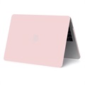 MacBook Air 13.3" 2018 A1932 Matowe Etui z Plastiku - Róż