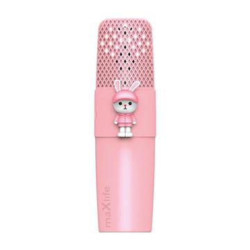 Maxlife Animal MXBM-500 Mikrofon Bluetooth z głośnikiem - różowy