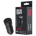 Maxlife MXCC-04 PD3.0/QC3.0 Ładowarka Samochodowa - 20W - Czarna