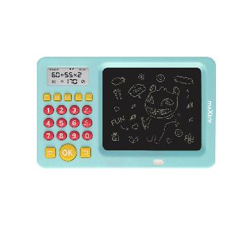 Maxlife MXWB-01 Tablica do pisania dla dzieci z kalkulatorem - niebieska