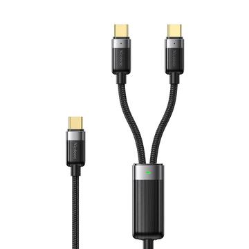 Mcdodo CA-6780 Kabel ładujący USB-C w oplocie 2 w 1 - 1.5m