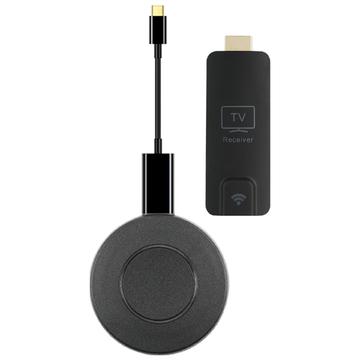 Measy AM18052 Bezprzewodowy adapter wyświetlacza USB-C do dublowania ekranu - czarny