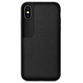 Hybrydowe Etui Meleovo Focus do iPhone X / iPhone XS - Czarne