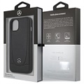iPhone 13 Mini Mercedes-Benz Urban Line Skórzane Etui - Czarne