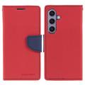 Etui-Portfel Mercury Goospery Fancy Diary Samsung Galaxy S24 - Czerwień