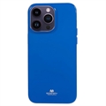 iPhone 15 Pro Etui z TPU Mercury Goospery Glitter - Błękit