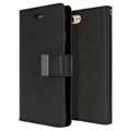 iPhone 7 / iPhone 8 - Etui-Portfel Mercury Goospery Rich Diary - Kolor Czarny