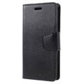 Etui-Portfel Mercury Goospery Sonata Diary iPhone X / iPhone XS - Czarne