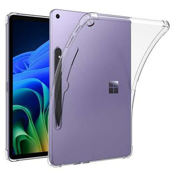 Silikonowe etui odporne na wstrząsy do Microsoft Surface Pro 12 - Transparentny