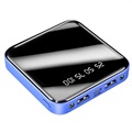 Szybki Mini Powerbank 10000mAh - 2x USB - Błękit