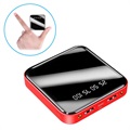 Szybki Mini Powerbank 10000mAh - 2x USB - Czerwony