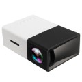 Przenośny Miniprojektor LED Full HD YG300 - Czarny / Biały