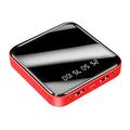Mini Power Bank 20000mAh - 2x USB - Czerwony