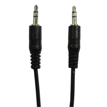 Kabel MiniJack AUX - 1.5m - czarny