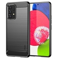 Etui z TPU Mofi do Samsung Galaxy A53 5G - Włókno Węglowe - Czarne