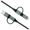 Uniwersalny kabel Momax OneLink 4-w-1 - USB-C, Micro USB, USB 2.0 - 1,2 m
