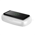 Sterylizator i Ładowarka Bezprzewodowa Qi Momax Q.Power UV-Box - 10W - Biały