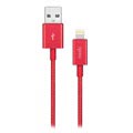 Kabel do Transmisji Danych Lightning Moshi Integra - 1.2m - Czerwony