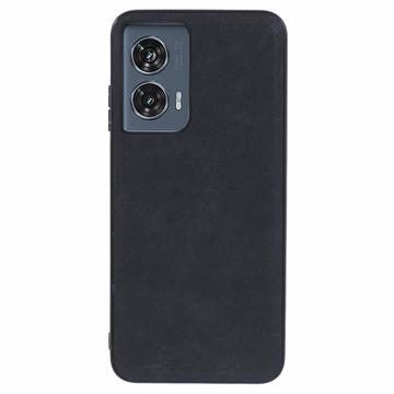 Motorola Edge 50 Fusion Powlekane Hybrydowe Etui - Czarny