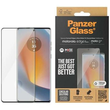 Szkło Hartowane PanzerGlass Ultra-Wide Fit EasyAligner Motorola Edge 50 Fusion/Moto G85 - Czarna Krawędź
