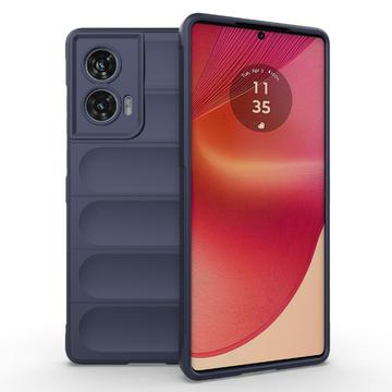 Motorola Edge 50 Fusion Etui z TPU Rugged - Ciemnoniebieski