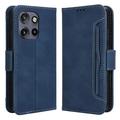 Motorola Edge 50 Neo/Moto S50 Etui z portfelem na karty - niebieskie