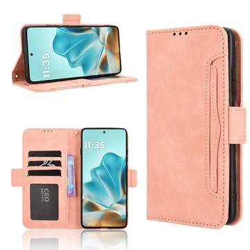 Motorola Edge 60/60 Fusion Etui portfelowe na kartę - różowe