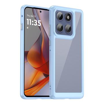 Motorola Edge 60 Pro Pokrowiec Anti-Shock Hybrid - Błękit