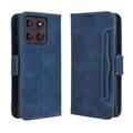 Motorola Edge 60 Pro Etui z portfelem na karty - niebieskie