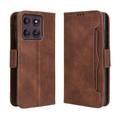 Etui portfelowe na karty Motorola Edge 60 Pro - brązowe