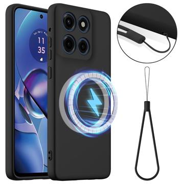 Motorola Edge 60 Stylus Etui z Płynnego Silikonu - kompatybilne z MagSafe
