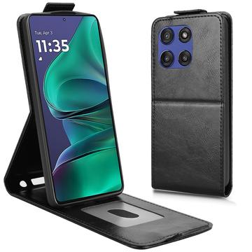 Motorola Edge 60 Stylus Etui z klapką pionową i podstawką - czarny