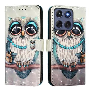 Motorola Edge 60/60 Fusion Etui z Portfelem z Serii Wonder - Sowa