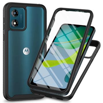 Motorola Moto E13 Etui z Serii 360 Protection - Czerń / Przezroczyste