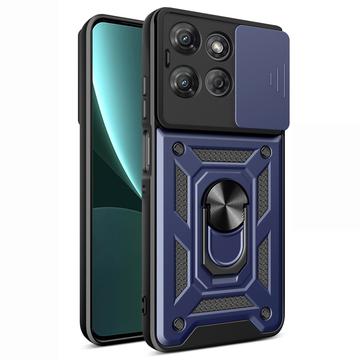 Motorola Moto G Power (2025) Hybrydowe Etui z Pierścieniem Obrotowym z Osłoną Aparatu