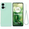 Motorola Moto G04/G24 Etui z Płynnego Silikonu - Zieleń