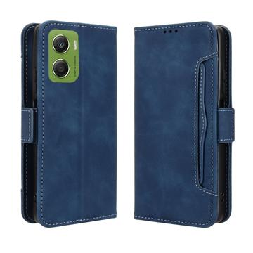 Motorola Moto G06/G06 Power Etui z portfelem na karty - niebieskie